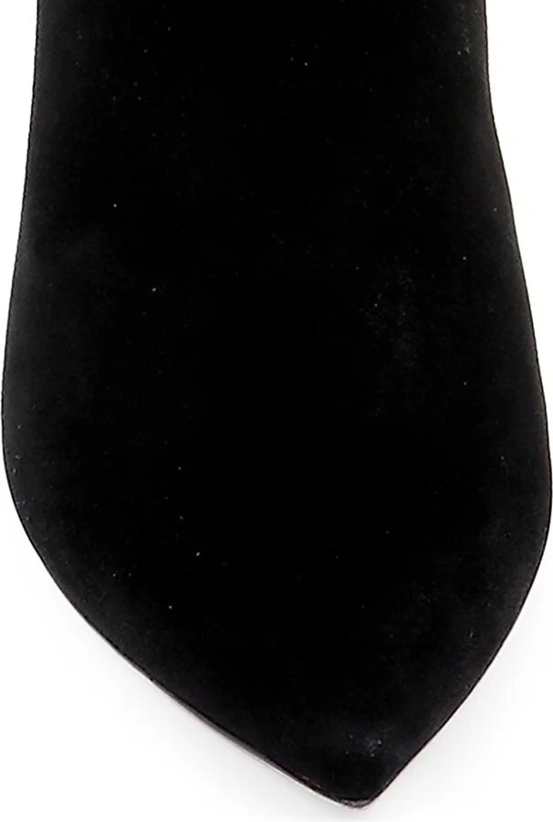 Women's Christiane Suede Boots - Black - Size 5 - Image 4