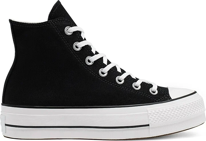 Women's Chuck Taylor All Star Platform High-Top Sneakers - Black White - Size 10.5