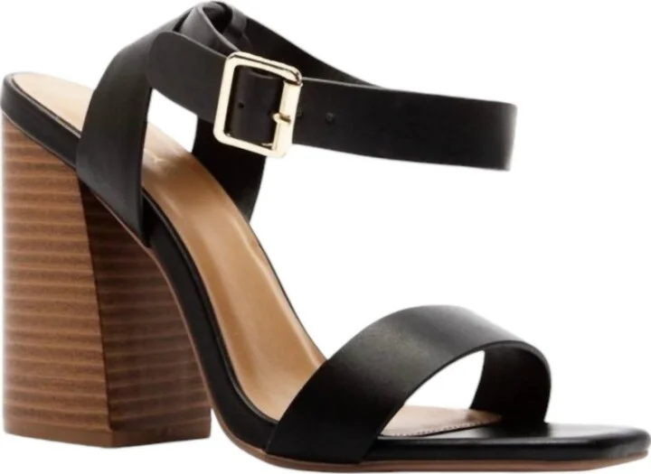 Women's Chunky Heels In Black