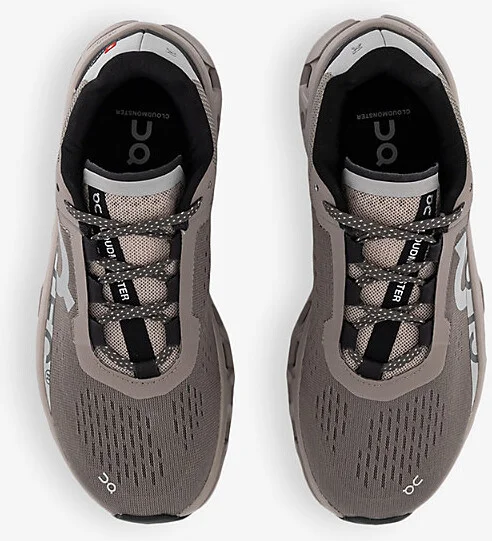 Womens Cinder Fog F Cloudmonster Chunky-Sole Mesh Low-Top Trainers 9 - Image 2