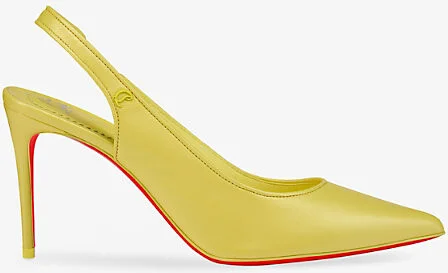 Womens Citronnade Sporty Kate Sling 85 Leather Heeled Courts Eur 39.5 / 6.5 Uk Women
