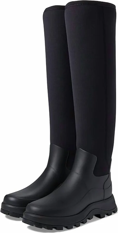 Women's City Explorer Tall Rain Boot In Black
