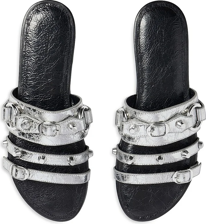 Women's City Mule Flats - Silver - Size 6 - Image 5