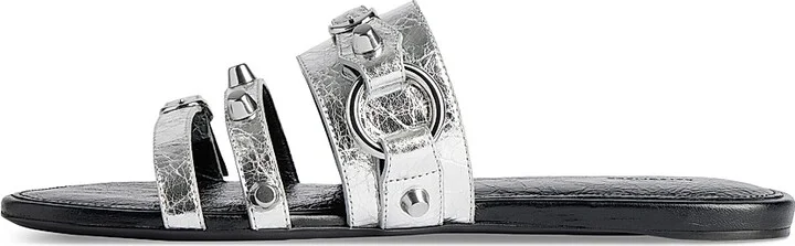 Women's City Mule Flats - Silver - Size 6 - Image 6