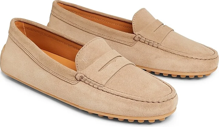 Women's City Suede Driving Shoes - Tabacco Chiaro - Size 5.5 - Image 2