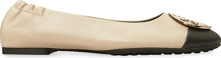 Women's Claire Ballet Flats - Cream - Size 10