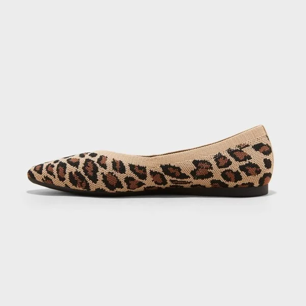 Women's Claire Knit Washable Ballet Flats - A New Day™ : Pull-On, Removable Footbed - Image 2