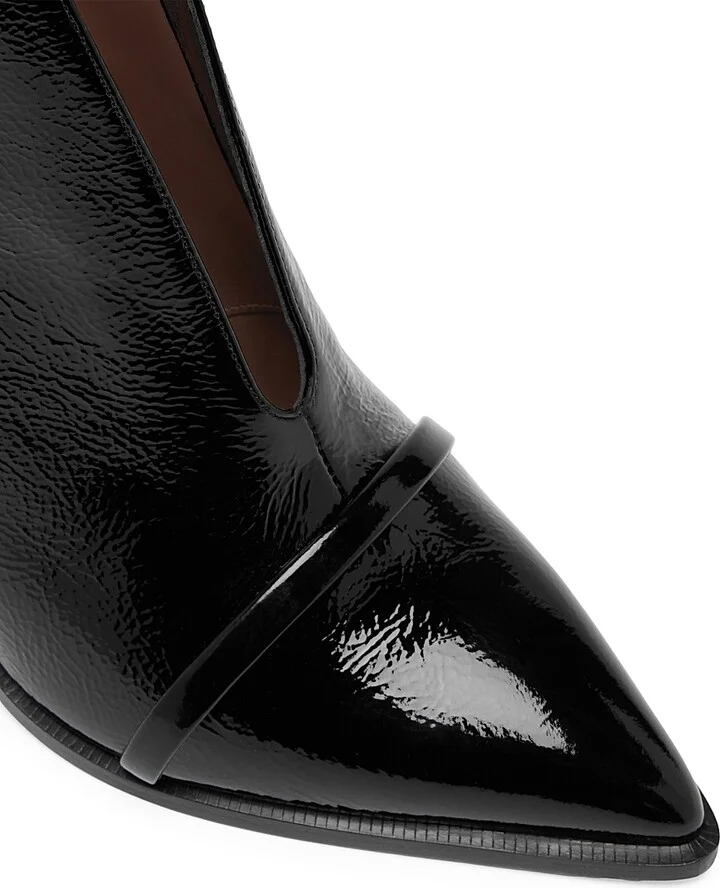 Women's Clara 70MM Naplak Leather Boots - Black - Size 10 - Image 5