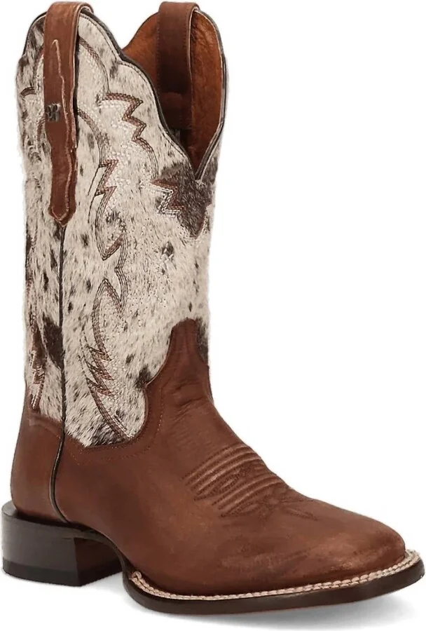 Women's Clarabelle Hair-On Cowgirl Certified Boot In Brown/natural