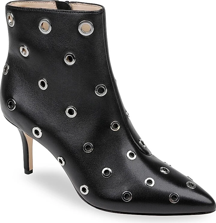 Women's Clarette II 75MM Leather Booties - Black - Size 5 - Image 2
