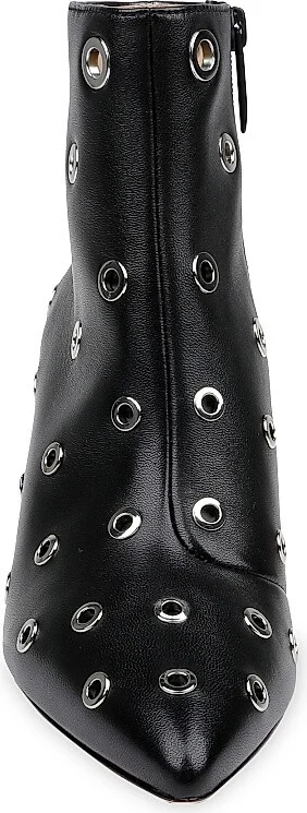 Women's Clarette II 75MM Leather Booties - Black - Size 5 - Image 4