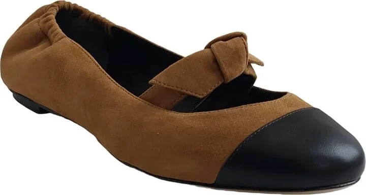 Women's Clarita Ballerina Flat Shoe In Hazel