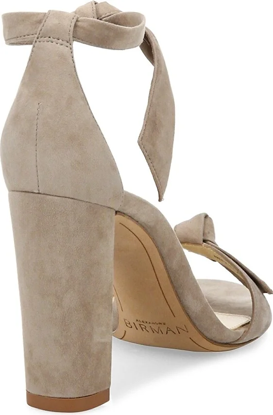 Women's Clarita Bow Suede Sandals - Black - Size 5 - Image 7