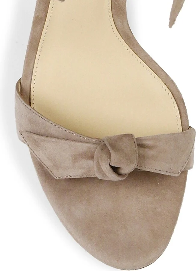 Women's Clarita Bow Suede Sandals - Black - Size 5 - Image 8