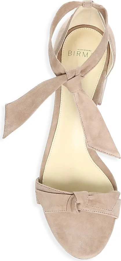 Women's Clarita Bow Suede Sandals - Black - Size 5 - Image 9