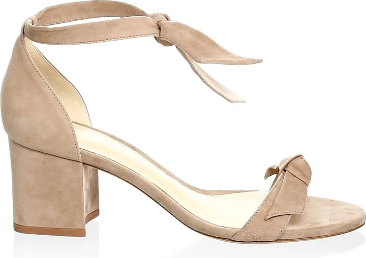 Women's Clarita Bow Suede Sandals - Black - Size 5 - Image 10
