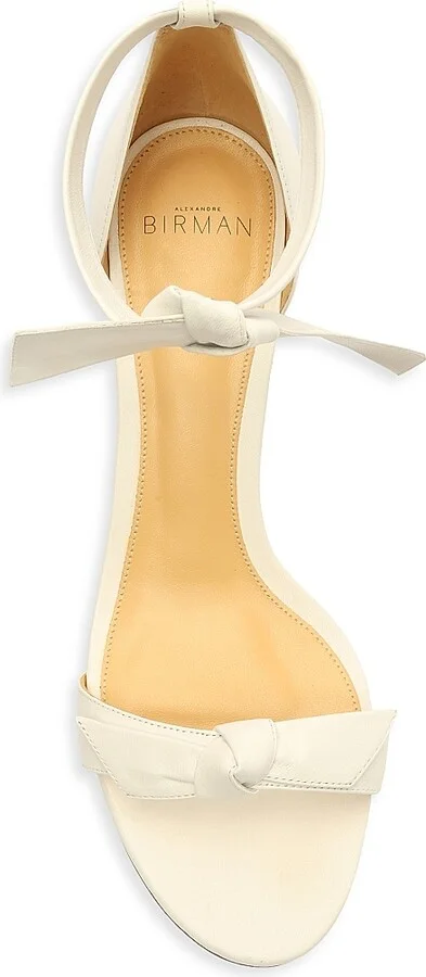 Women's Clarita Leather Ankle-Strap Sandals - White - Size 5 - Image 5