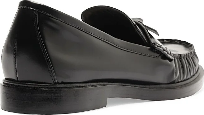 Women's Clarita Leather Loafers - Black - Size 6 - Image 4