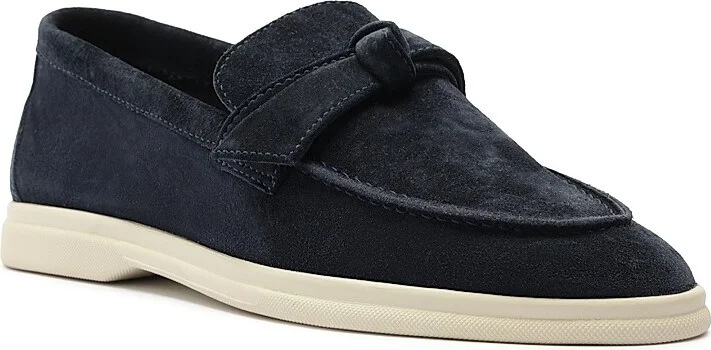 Women's Clarita Suede Bow Loafers - Twilight Blue - Size 5 - Image 2