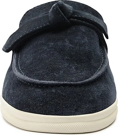 Women's Clarita Suede Bow Loafers - Twilight Blue - Size 5 - Image 7