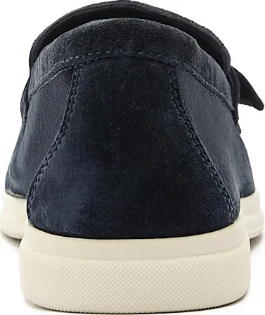 Women's Clarita Suede Bow Loafers - Twilight Blue - Size 5 - Image 8