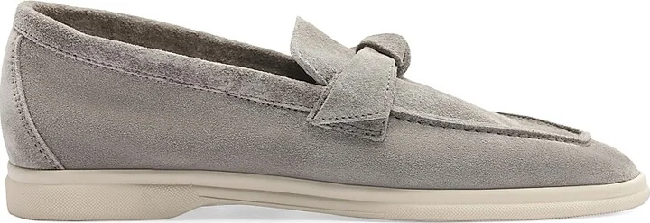 Women's Clarita Suede Loafers - Pumice - Size 5