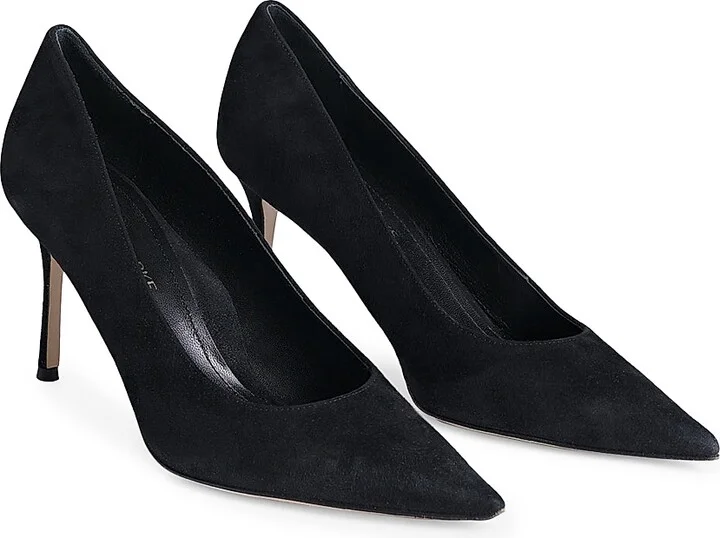 Women's Classic 85MM Nappa Pumps - Black - Size 5.5 - Image 2
