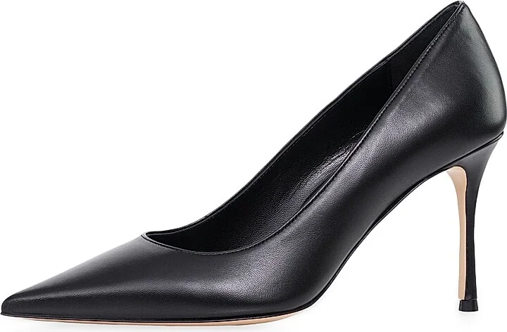 Women's Classic 85MM Nappa Pumps - Black - Size 7 - Image 2