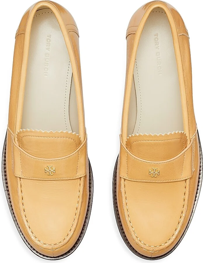 Women's Classic Leather Loafers - Cantucci - Size 10 - Image 3