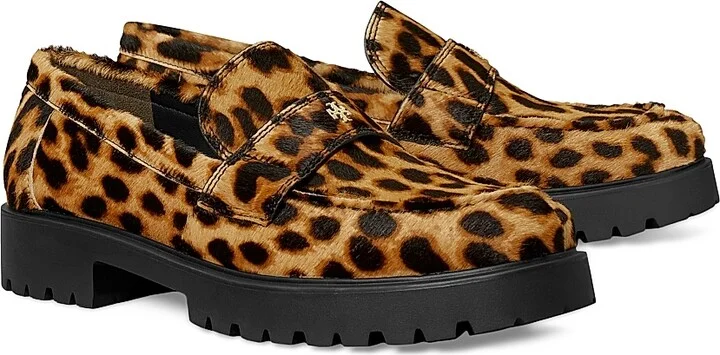 Women's Classic Lug Leopard Loafers - Leopard - Size 6 - Image 2