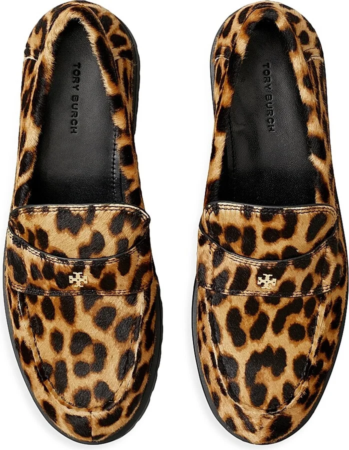 Women's Classic Lug Leopard Loafers - Leopard - Size 6 - Image 3