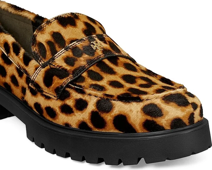 Women's Classic Lug Leopard Loafers - Leopard - Size 6 - Image 4