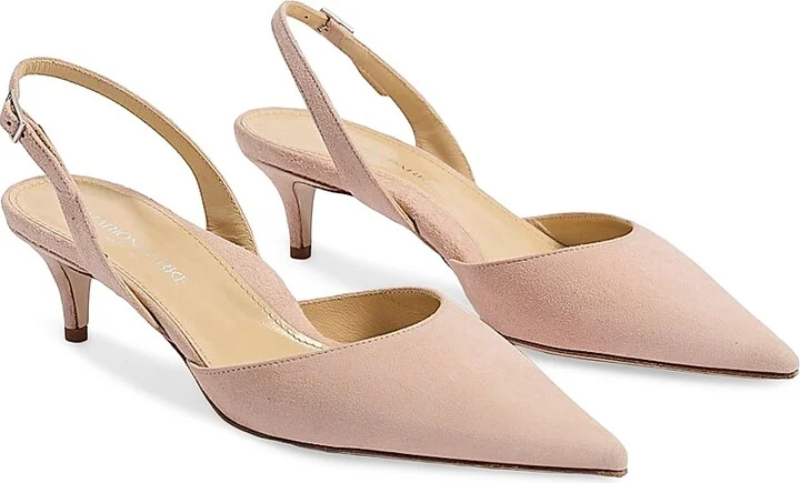 Women's Classic Slingback 45MM Pumps - Powder - Size 5 - Image 2