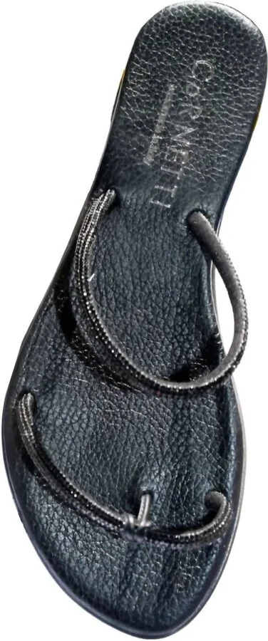 Women's Claudia Sandal In Black Rhinestone