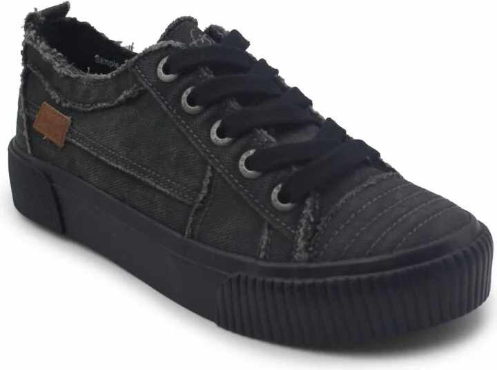 Women's Clay Sneaker In Black Smoked 16 Oz Canvas / Black Foxing
