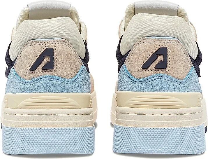 Women's CLC Leather & Mesh Low-Top Sneakers - White Blue Sand - Size 5 - Image 3