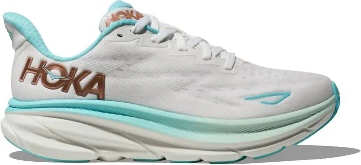 Women's Clifton 9 Running Shoes In Frost/rose Gold