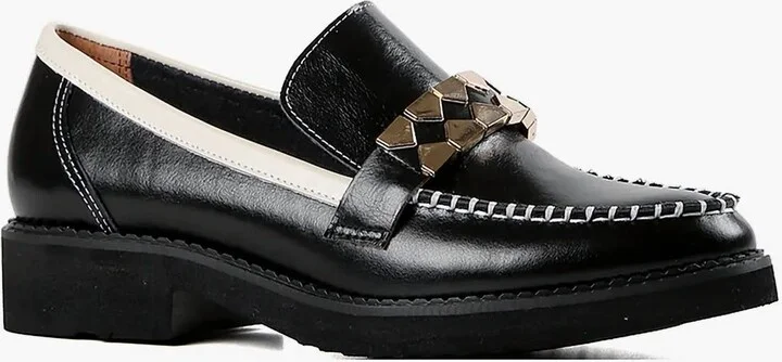 Women's Clip And Stitch Loafer In Black