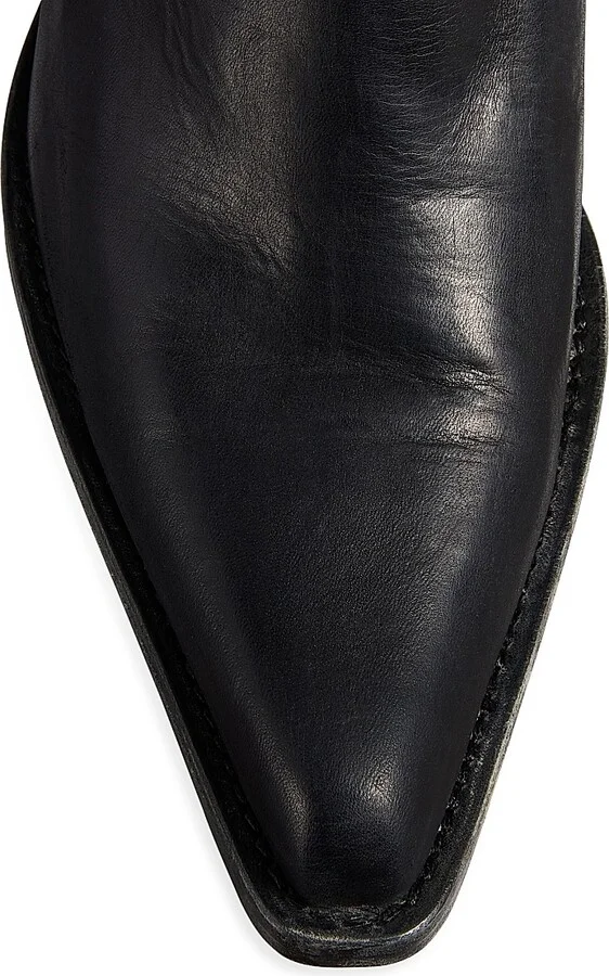 Women's Clive Leather Boots - Black - Size 6 - Image 3