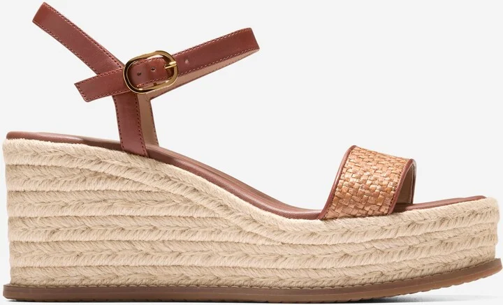 Tan Raffia-Cuoio