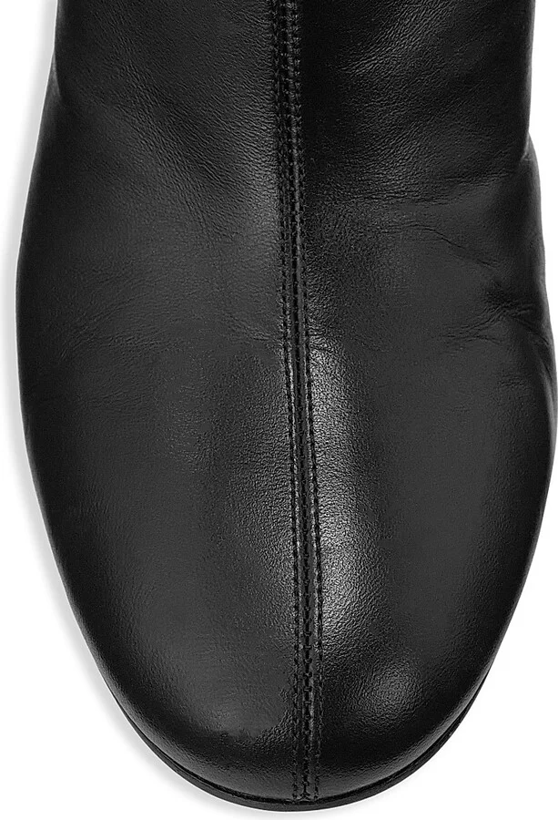 Women's Co-Front 80MM Leather Tall Boots - Black - Size 6.5 - Image 4