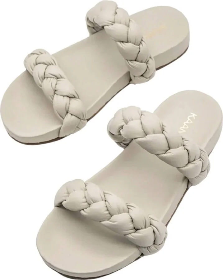 Women's Coco Chunky Slides Sandals In Off-White