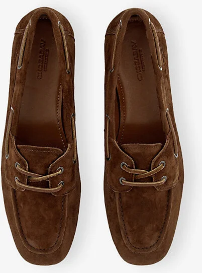 Womens Cocoa Brown Hillary Suede Boat Shoes Eur 36 / 3 Uk Women - Image 2