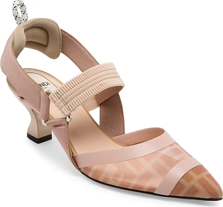 Women's Colibri 55MM Mesh Slingback Pumps - Rose - Size 6.5 - Image 2