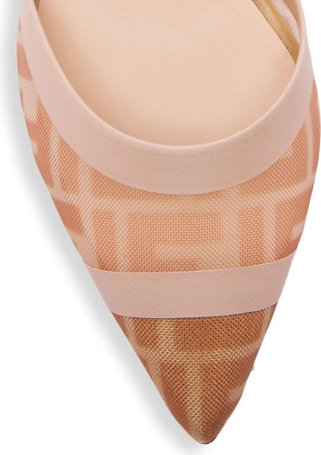 Women's Colibri 55MM Mesh Slingback Pumps - Rose - Size 6.5 - Image 4