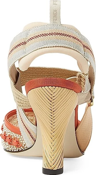 Women's Colibri 85MM Embellished Pumps - Beige - Size 6 - Image 3