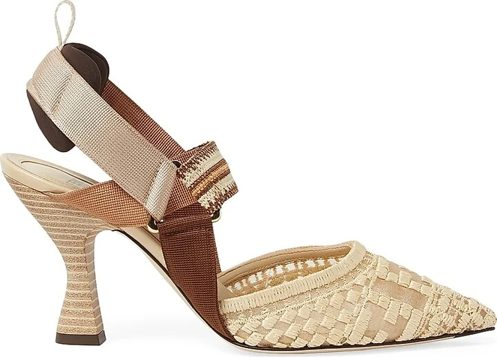 Women's Colibri 85MM Mesh Pumps - Beige - Size 5