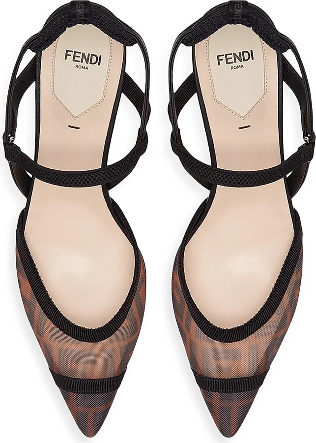 Women's Colibri Lite 55MM Slingback Pumps - Nero - Size 5 - Image 4
