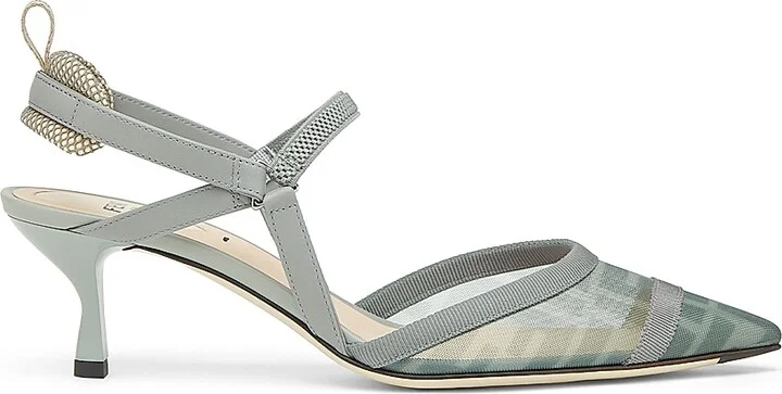 Women's Colibri Lite 55MM Slingback Pumps - Nero - Size 5 - Image 8
