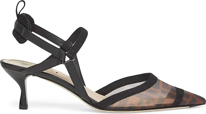 Women's Colibri Lite 55MM Slingback Pumps - Nero - Size 5